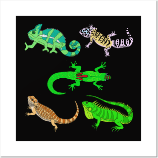 Lizard Party Posters and Art